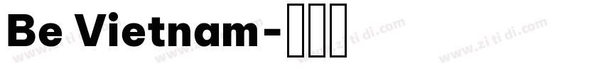Be Vietnam字体转换